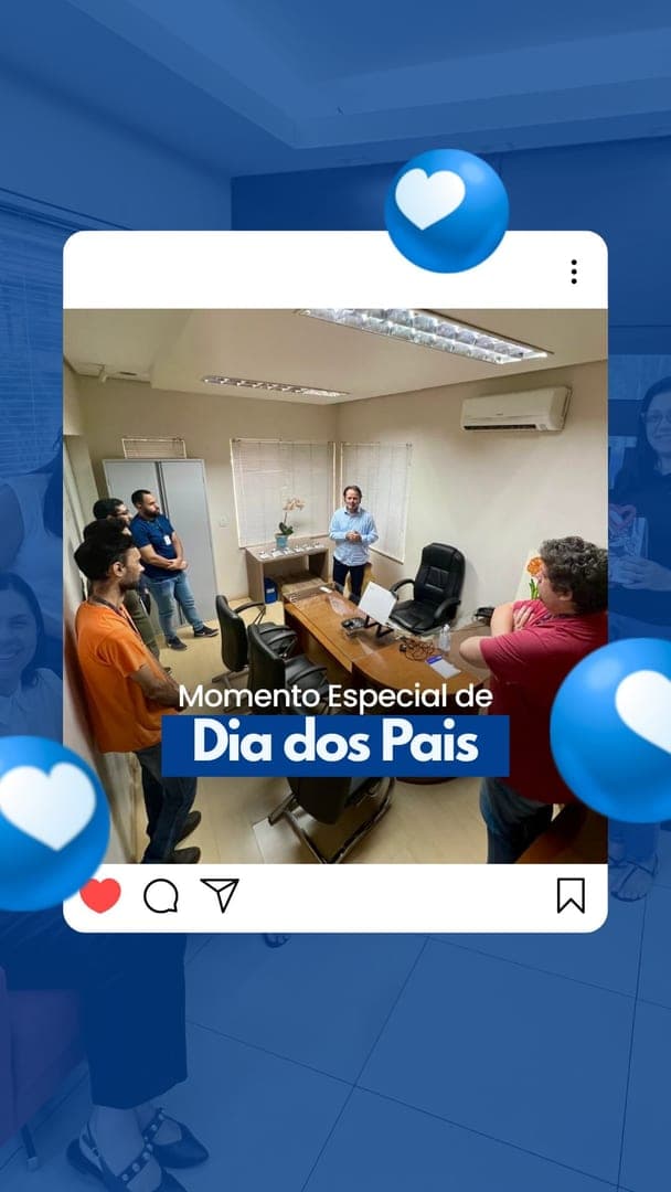 O maior legado de um pai vai muito além das palavras. Está no exemplo, nos valores e na forma como inspira aqueles que caminham ao seu lado. 💙 Hoje tiramos um tempinho para homenagear os pais da nossa equipe com uma pequena lembrança, reconhecendo a dedicação e o amor que levam para suas famílias todos os dias. ✨