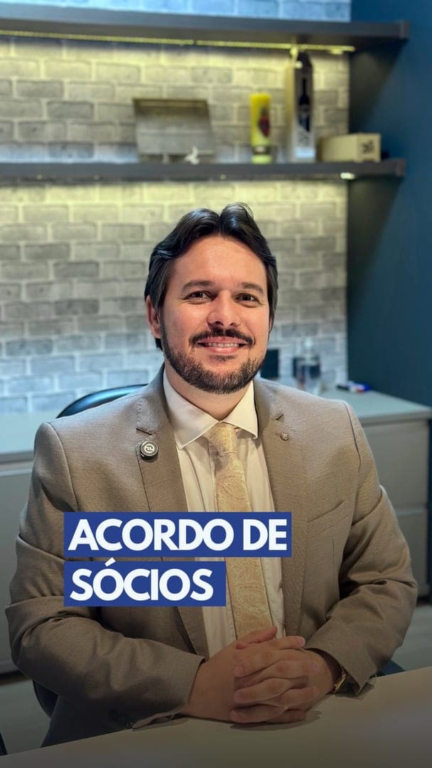 Uma sociedade saudável também precisa de regras claras. 🤝 O acordo de sócios organiza responsabilidades, decisões e direitos, trazendo mais segurança para a empresa e para todos os envolvidos. ⚖️